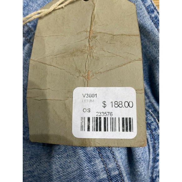 LF Furst of a Kind Denim Distressed Overalls OS/M - Picture 7 of 7